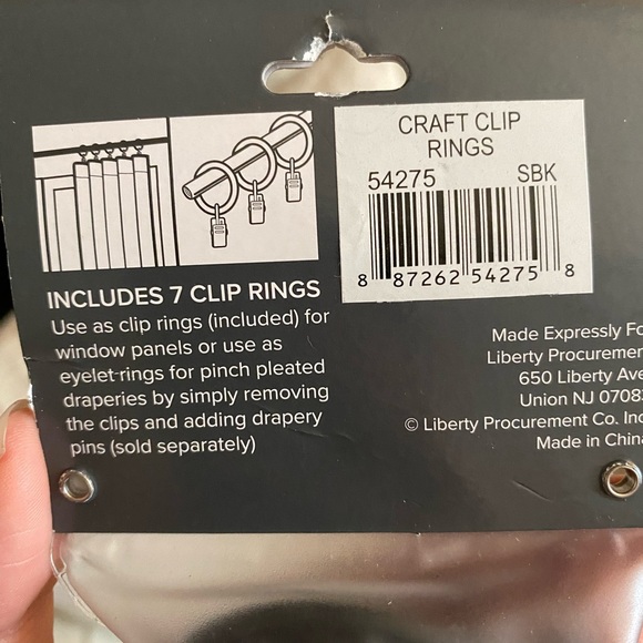 28 Black Drapery Rings - Picture 4 of 5